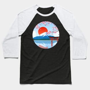 Sakura sunrise Baseball T-Shirt